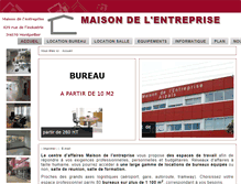 Tablet Screenshot of maison-entreprise.com